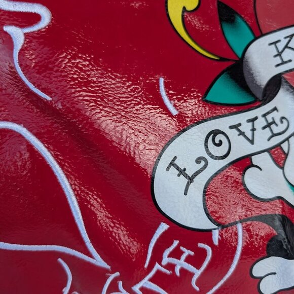 Ed Hardy For The World XI.04 Love Kills Tote bag Y2K - Picture 3 of 10